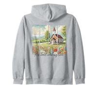 Camicia vintage Country Church con It Is Well With My Soul Felpa con Cappuccio