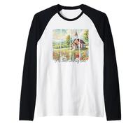Camicia vintage Country Church con It Is Well With My Soul Maglia con Maniche Raglan