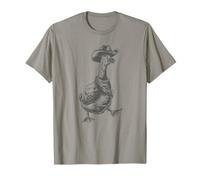 Camicia Vintage Cowboy Goose - Go On Now Git Funny Goose Maglietta