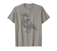 Camicia Vintage Cowboy Piccione - Go On Now Git Western Pigeon Maglietta