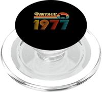 Camicia vintage divertente gatto compleanno 1977 uomo donna 49 anni PopSockets PopGrip per MagSafe