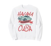 Camicia Vintage Havana Classic Car Cuban Pride Retro Car Felpa