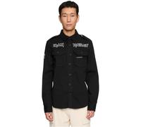 Camicia Vintage Iron Maiden Brandit A Maniche Lunghe Eddy Nuova