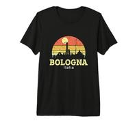 Camicia Vintage Skyline Bologna Regalo della Città Bologna Maglietta Premium