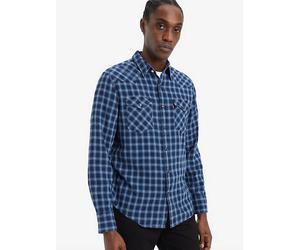 Camicia Western Barstow taglio standard Blu / Seabright Indigo Windowpane levi > clothing > men > shirts
