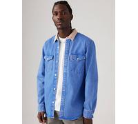 Camicia Western taglio rilassato Blu / Wade Vintage Wash levi > clothing > men