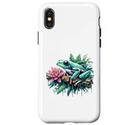 Camicia White Tree Frog Australian Green Tree Frog Custodia per iPhone X/XS