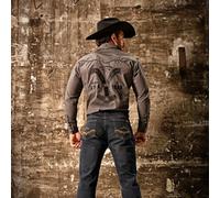 Camicia Yellowstone Camicia Ride per The Brand Stars And Stripes Western Paese H