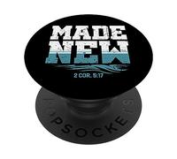 Camicie cristiane della camicia del battesimo fatta per i giovani PopSockets PopGrip Adesivo