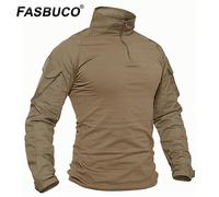 Camicie da allenamento da uomo Camicie da allenamento atletico Camicie militari tattiche da lavoro con zip Ripstop da 1/4 Note: consultare la descrizione del prodotto per ulteriori dettagli sulle dime