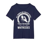 Camicie da Cameriera Donna | Cameriera Maglietta, Donna Plus-Size, Navy, 4X