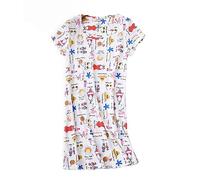 Camicie da Notte Donna Comodo Semplice Pigiami Camici Vestaglia Accappatoi Camicia da Notte Manica Corta Casual Abito Taglie Forti