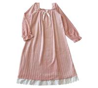 Camicie da Notte Donna - Pantaloni Morbidi da in Flanella Tinta Unita Ispessita Calda della da Notte sopra La (L)