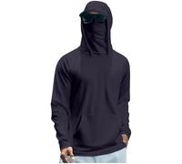 Camicie da sole da uomo a maniche lunghe con oltre 50 magliette da pesca con tasche a compressione, Marina Militare, L