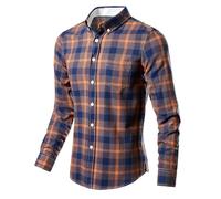 Camicie da uomo Camicetta a maniche lunghe vestibilità regolare 2024 primavera estate nuova stampa a righe di grandi dimensioni camicia casual a maniche lunghe da uomo atletica sportiva abbigliamento