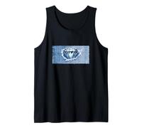 Camicie da Uomo in Denim con Diamanti Blue Jean Graphic Art Canotta
