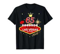 Camicie da Viaggio per Ragazze di Las Vegas 2025 È la mia Squadra per Il 65° Compleanno Maglietta