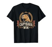 Camicie Divertenti Capybara lasciano Che Il Capybara vinca la Serata di Gioco Maglietta