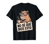 Camicie Divertenti in Spagnolo Capybara No sé QUÉ Dice ESTO caffè Maglietta