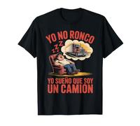 Camicie Divertenti in Spagnolo Yo No Ronco Yo Sueño Que Soy Camión Maglietta
