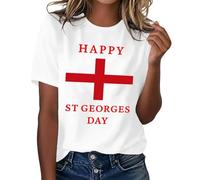 Camicie E Bluse da Donna Corta Scritte Blu Simpatiche Senza Unita Padel Stampate Estate Georgette Dietro Traspirante Cerniera Uccello Benvenuto Nervosa Amiche Sette Euro