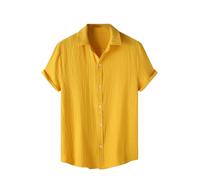 Camicie e camicette da uomo Camicia formale T-shirt Uomo Spiaggia Abbigliamento popolare Manica corta Uomo, C10, M