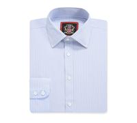 Camicie eleganti da uomo Vestibilità regolare a righe, polsini singoli