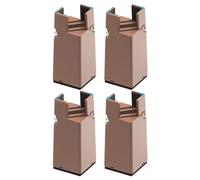 Camicie Gambe Letto: Ascensori Per Mobili Regolabili, Set Di Sollevamento Per Letto Impilabile | Solido Design Stabile Con Cuscinetti Antidy