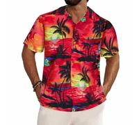 Camicie Hawaiane da Uomo, Camicie a Maniche Corte Divertenti - Camicia Hawaiana Button Down, Camicia Uomo per Festa della Birra - Camiciotto Brutto, Accessori Addio al Celibato o Camiciotto Vacanza