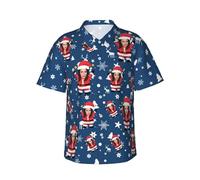 Camicie Hawaiane Natalizie Personalizzate da Uomo, Camicie Hawaiane Personalizzate con Volto con Foto per Uomo, Camicie con Motivi Natalizi Personalizzati con Foto, Regali di Natale Personalizzati