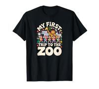 Camicie Insegnante Zoo Il Mio Primo Viaggio allo Zoo Maglietta
