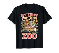 Camicie Insegnante Zoo Il Mio Primo Viaggio allo Zoo Maglietta