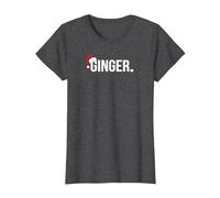 Camicie Natalizie abbinate per Amici, Ginger Redheads Maglietta, Donna, Grigio Scuro, S