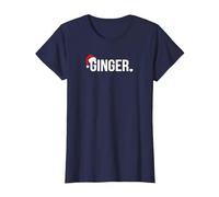 Camicie Natalizie abbinate per Amici, Ginger Redheads Maglietta, Donna, Navy, S