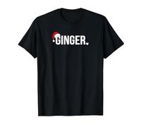 Camicie Natalizie abbinate per Amici, Ginger Redheads Maglietta, Uomo, Nero, S