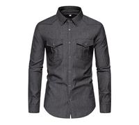 Camicie No Stiro Uomo Camicia Maniche Lunghe Casual Elegante Moda 2024 Tessuto Morbido Comoda Abbigliamento Formale e Informale Sciolto Molti Colori tra Cui Scegliere Business