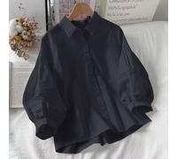 Camicie stile preppy nuovissime stile coreano tessuto poliestere lunghezza regol