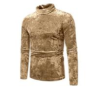 Camicie termiche da uomo UK a maniche lunghe a collo alto maglione morbido caldo pullover top slim fit comfort intimo termico strato base uomo casual leggero morbido top primavera uso quotidiano 2026