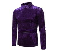 Camicie termiche da uomo UK a maniche lunghe a collo alto maglione morbido caldo pullover top slim fit comfort intimo termico strato base uomo casual leggero morbido top primavera uso quotidiano 2026