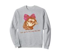 Camicie Umoristiche Divertenti con Pollo Love You to The Coop And Back Felpa