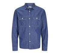 JACK & JONES Camicia 'JJETravis' blu denim, Taglia L