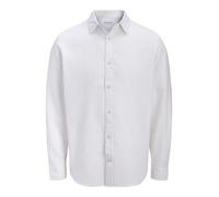 CAMICIE Uomo JACK&JONES 12289174 SUMMER LINEN WHITE