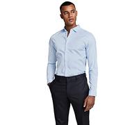 CAMICIE Uomo JACK&JONES Premium 12097662 PARMA CASHEMERE BLUE