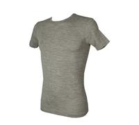 RAGNO Camiciola Canottiera Uomo Manica Corta Girocollo Wool & Silk WSK Articolo 601597 Lana e Seta, 135MN Grigio Melange, XL