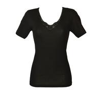 Camiciola donna INFIL mezza manica misto lana inserti in pizzo articolo 2M221172