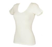 Camiciola donna manica corta sintonia lana e cotone RAGNO articolo 072457