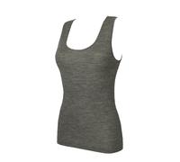 RAGNO Camiciola Donna Spalla Larga 85% Lana Merino e 15% Seta Articolo 074022, 202M Ardesia Melange, S