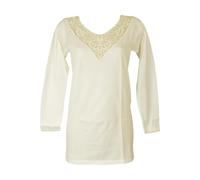 Camiciola donna TOGETHER MAPOM manica lunga con pizzo lana all interno cotone ar