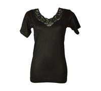 Camiciola donna TOGETHER MAPOM mezza manica con pizzo lana all interno cotone ar