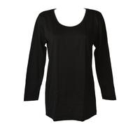 Camiciola donna VAJOLET by selina manica lunga misto lana cotone sulla pelle art